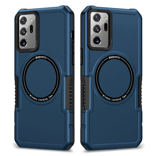 For Samsung Galaxy Note20 Ultra MagSafe Shockproof Armor Phone Case(Dark Blue) - Galaxy Phone Cases by buy2fix | Online Shopping UK | buy2fix