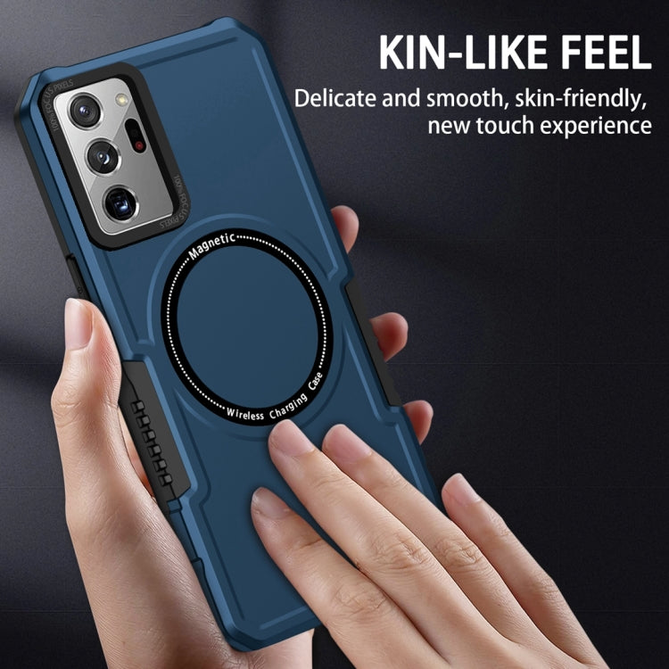 For Samsung Galaxy Note20 Ultra MagSafe Shockproof Armor Phone Case(Dark Blue) - Galaxy Phone Cases by buy2fix | Online Shopping UK | buy2fix