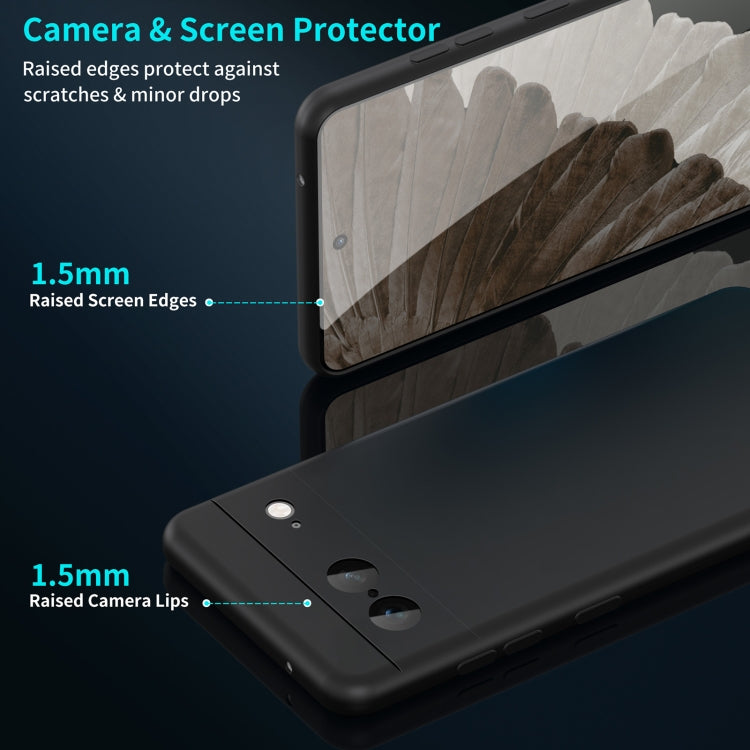 For Google Pixel 7 MagSafe Magnetic Liquid Silicone Phone Case(Black) by buy2fix