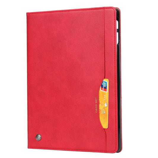 For iPad 2025 / 2022 Knead Skin Texture Flip Leather Smart Tablet Case(Red) - iPad 2025 / 2022 Cases by buy2fix | Online Shopping UK | buy2fix