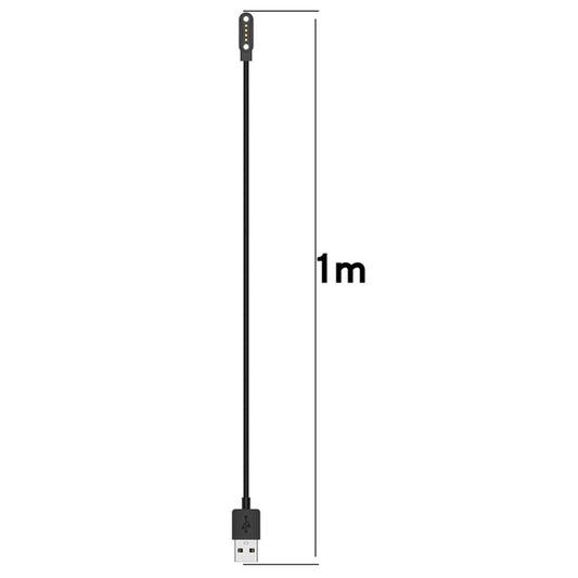 For Ticwatch GTH2 Magnetic Charger USB Smart Watch Charging Cable, Length:1m - Charger by buy2fix | Online Shopping UK | buy2fix