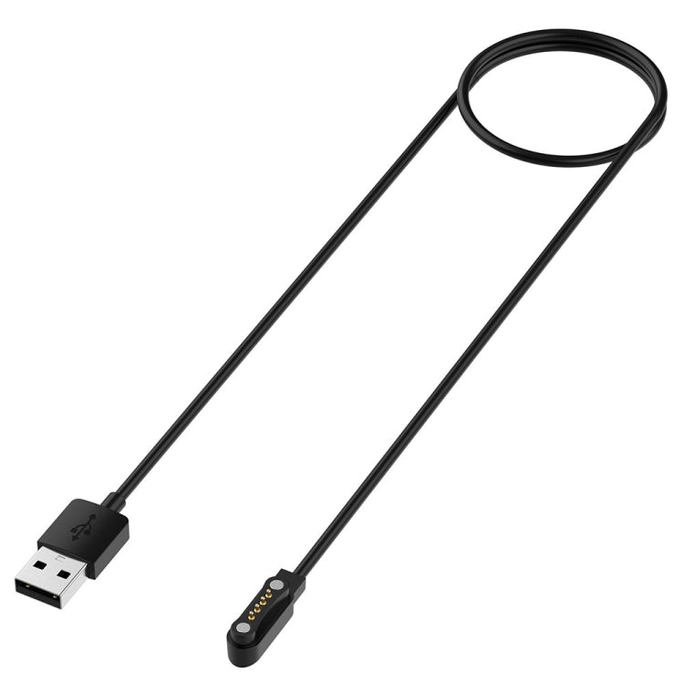 For Ticwatch GTH2 Magnetic Charger USB Smart Watch Charging Cable, Length:1m - Charger by buy2fix | Online Shopping UK | buy2fix