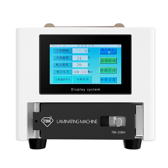 TBK 208M 3 en 1 Mini machine de suppression de bulles de stratification sous vide à écran tactile LCD, prise: prise britannique