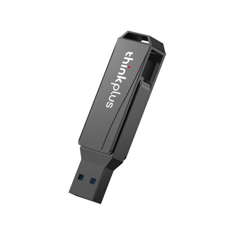 Lenovo Thinkplus MU252 USB 3.1 + USB-C / Type-C Flash Drive, Memory:64GB(Black) - USB Flash Drives by Lenovo | Online Shopping UK | buy2fix