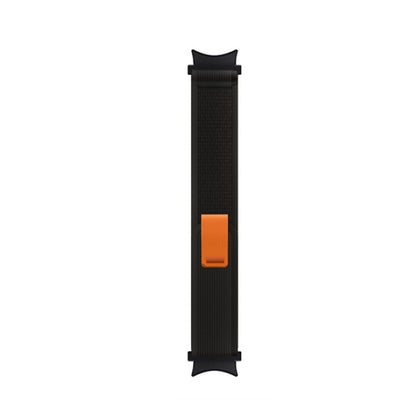 For Samsung Galaxy Watch 5 Pro / Watch4 Classic Loop Nylon Watch Band(Black) - Watch Bands by buy2fix | Online Shopping UK | buy2fix