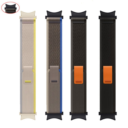 For Samsung Galaxy Watch 5 Pro / Watch4 Classic Loop Nylon Watch Band(Black) - Watch Bands by buy2fix | Online Shopping UK | buy2fix