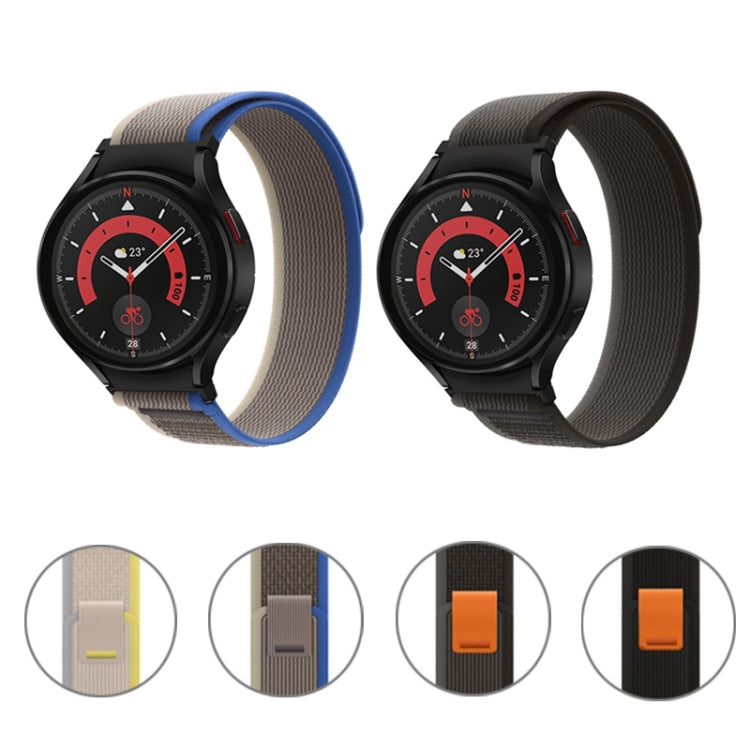 For Samsung Galaxy Watch 5 Pro / Watch4 Classic Loop Nylon Watch Band(Black) - Watch Bands by buy2fix | Online Shopping UK | buy2fix