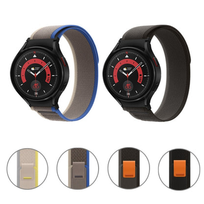For Samsung Galaxy Watch 5 Pro / Watch4 Classic Loop Nylon Watch Band(Black) - Watch Bands by buy2fix | Online Shopping UK | buy2fix