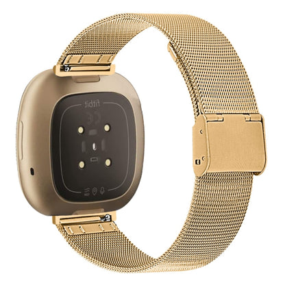 For Fitbit Versa 3 / Sense Milan Buckle Metal Watch Band(Gold) - Watch Bands by buy2fix | Online Shopping UK | buy2fix