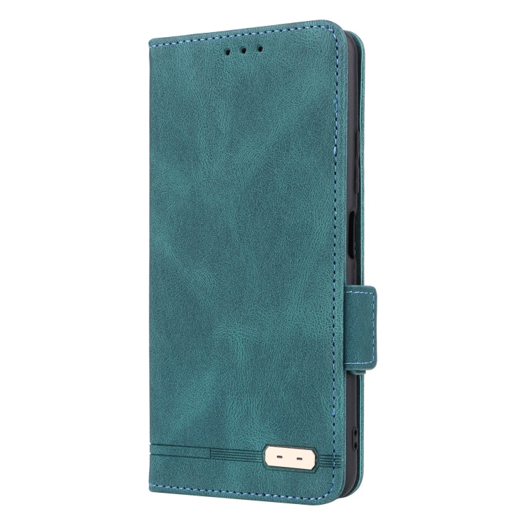 For Xiaomi Redmi Note 12 5G Magnetic Clasp Flip Leather Phone Case(Green) by buy2fix