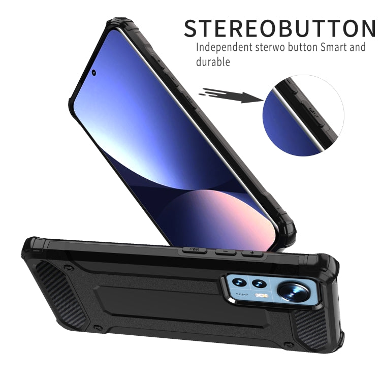 For Xiaomi 12 / 12X Magic Armor TPU + PC Combination Phone Case(Red) by buy2fix