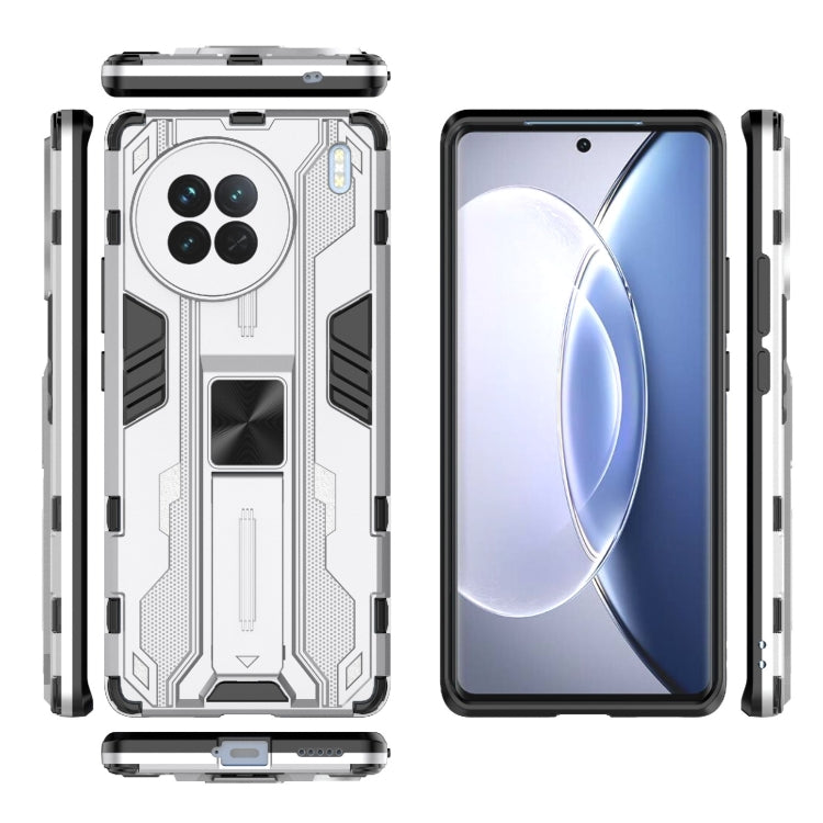 For vivo X90 5G Supersonic PC + TPU Shock-proof Phone Case(Silver) - vivo Cases by buy2fix | Online Shopping UK | buy2fix