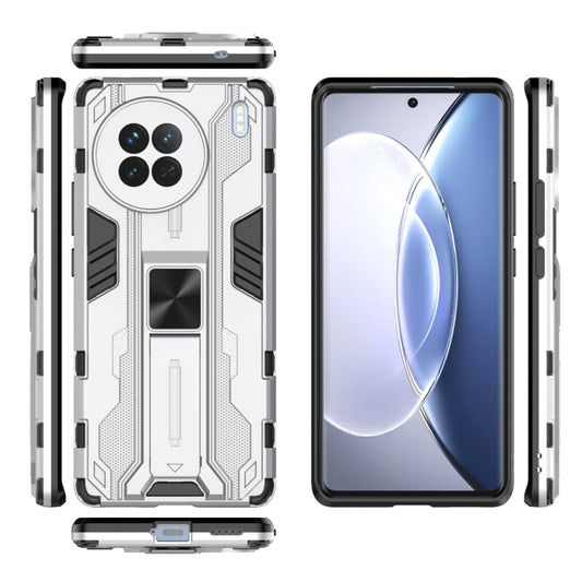 For vivo X90 5G Supersonic PC + TPU Shock-proof Phone Case(Silver) - vivo Cases by buy2fix | Online Shopping UK | buy2fix