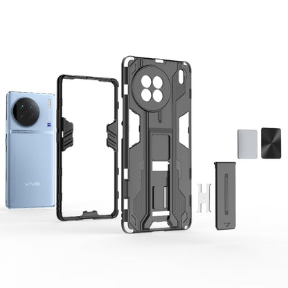For vivo X90 5G Supersonic PC + TPU Shock-proof Phone Case(Silver) - vivo Cases by buy2fix | Online Shopping UK | buy2fix