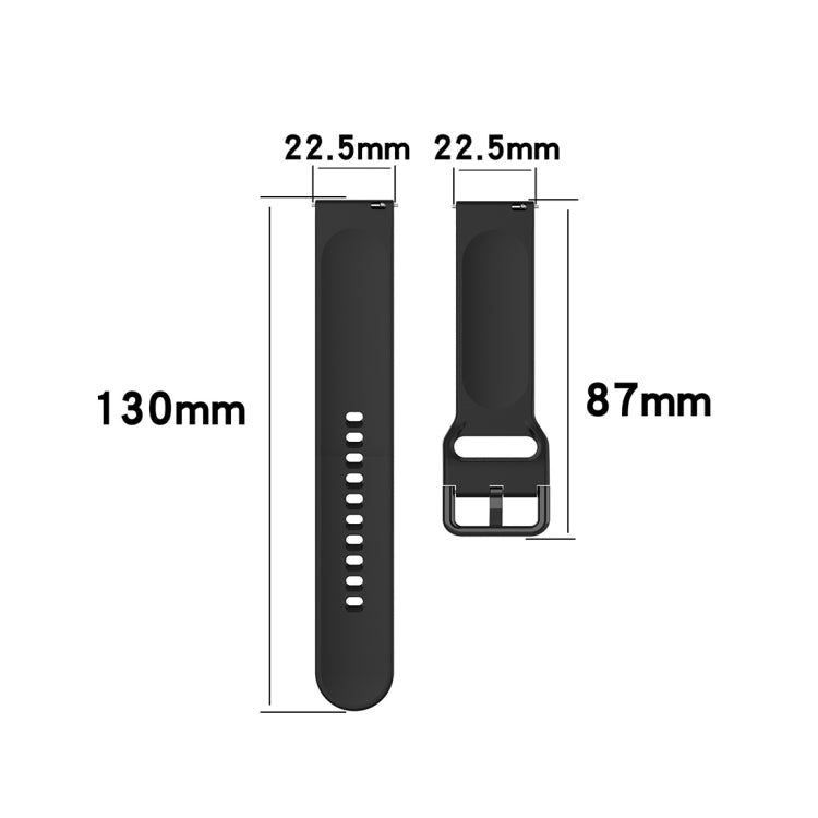 23mm Color Buckle Silicone Wrist Strap Watch Band for Fitbit Versa 2 / Versa / Versa Lite / Blaze, Size: L(Pink) by buy2fix