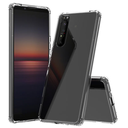 For Sony Xperia 1 II Scratchproof TPU + Acrylic Protective Case(Transparent) by buy2fix