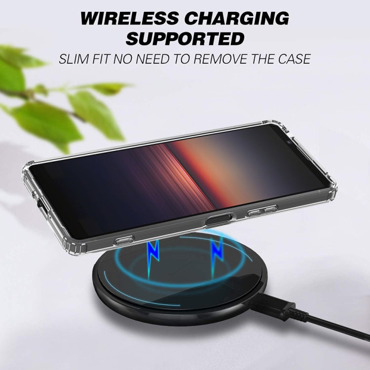 For Sony Xperia 1 II Scratchproof TPU + Acrylic Protective Case(Transparent) by buy2fix
