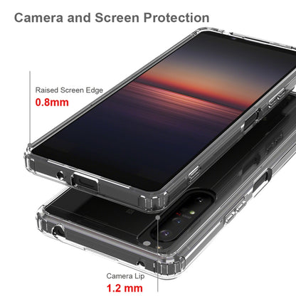 For Sony Xperia 1 II Scratchproof TPU + Acrylic Protective Case(Transparent) by buy2fix