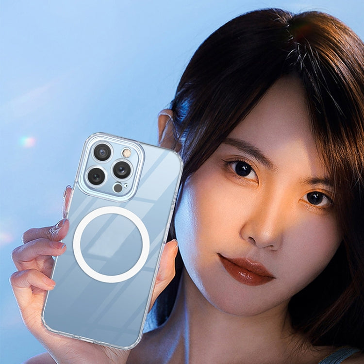 For iPhone 11 Pro Simple Transparent Magsafe Phone Case - iPhone 11 Pro Cases by buy2fix | Online Shopping UK | buy2fix