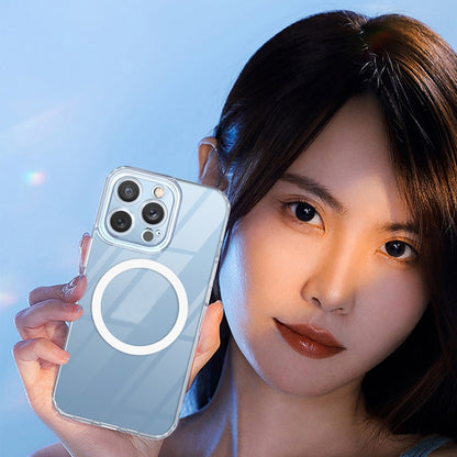 For iPhone 11 Pro Simple Transparent Magsafe Phone Case - iPhone 11 Pro Cases by buy2fix | Online Shopping UK | buy2fix