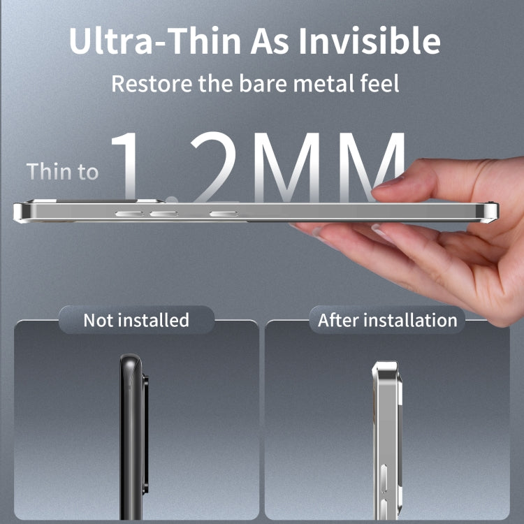 For Samsung Galaxy Note20 Ultra MagSafe Frosted Metal Phone Case(Silver) by buy2fix