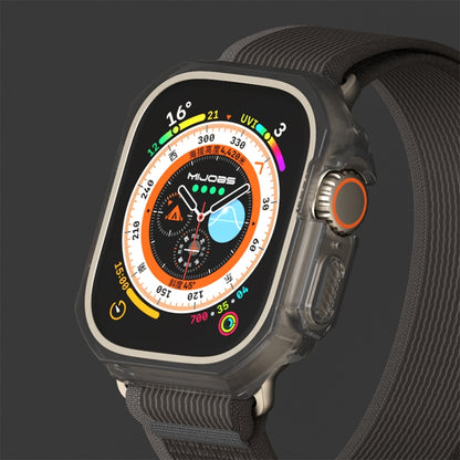 For Apple Watch Ultra 49mm Mijobs Ultra-thin Bezel PC Watch Case(khaki Green) - Watch Cases by MIJOBS | Online Shopping UK | buy2fix