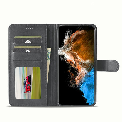 For Samsung Galaxy S23 5G LC.IMEEKE Calf Texture Horizontal Flip Leather Phone Case(Black) - Galaxy S23 5G Cases by LC.IMEEKE | Online Shopping UK | buy2fix