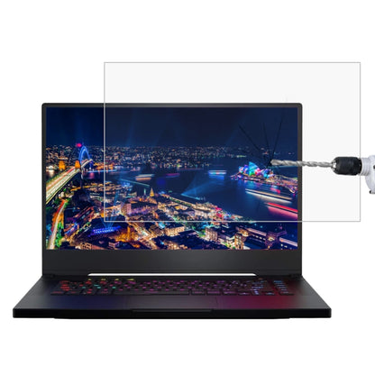 For ASUS ROG ZEPHYRUS (M15) 15.6 inch Laptop Screen HD Tempered Glass Protective Film - Screen Protection Film by buy2fix | Online Shopping UK | buy2fix