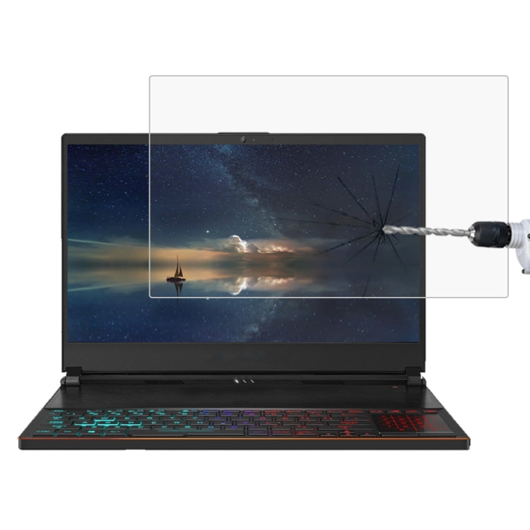 For ASUS ROG Zephyrus S (GX531) 15.6 inch Laptop Screen HD Tempered Glass Protective Film - Screen Protection Film by buy2fix | Online Shopping UK | buy2fix