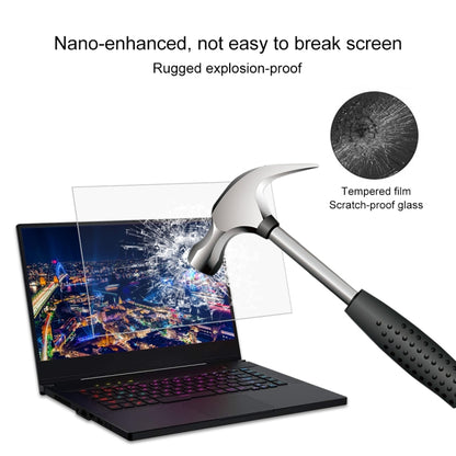 For ASUS S5AM Traditional 15.6 inch Laptop Screen HD Tempered Glass Protective Film - Screen Protection Film by buy2fix | Online Shopping UK | buy2fix