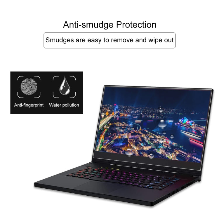 For ASUS S5AM Traditional 15.6 inch Laptop Screen HD Tempered Glass Protective Film - Screen Protection Film by buy2fix | Online Shopping UK | buy2fix