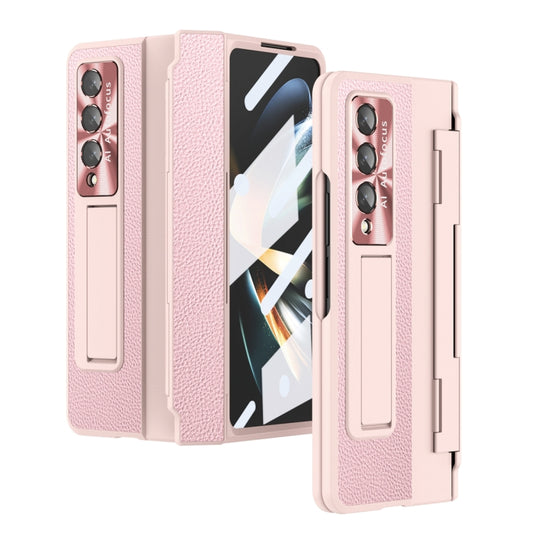 For Samsung Galaxy Z Fold3 5G Integrated Full Coverage Phone Case with Hinge(Pink) by buy2fix
