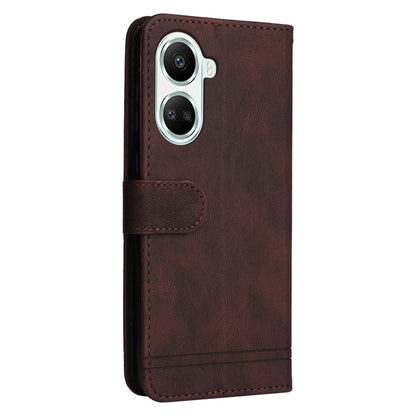 For Huawei nova 10 SE Skin Feel Life Tree Metal Button Leather Phone Case(Brown) - Huawei Cases by buy2fix | Online Shopping UK | buy2fix