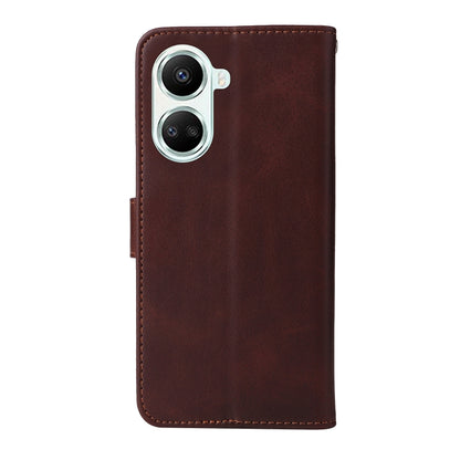 For Huawei nova 10 SE Classic Calf Texture Flip Leather Phone Case(Brown) - Huawei Cases by buy2fix | Online Shopping UK | buy2fix