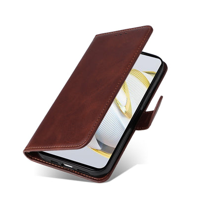 For Huawei nova 10 SE Classic Calf Texture Flip Leather Phone Case(Brown) - Huawei Cases by buy2fix | Online Shopping UK | buy2fix
