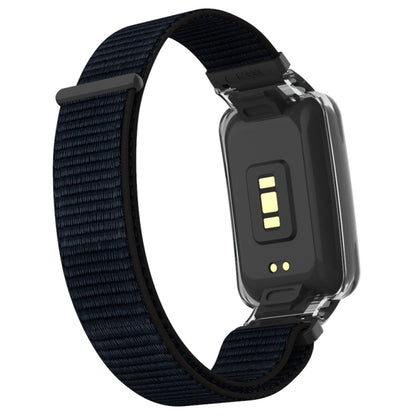For Xiaomi Mi Band 7 Pro Integrated PC Protective Case + Nylon Loop Watch Band(Black) - Watch Bands by buy2fix | Online Shopping UK | buy2fix