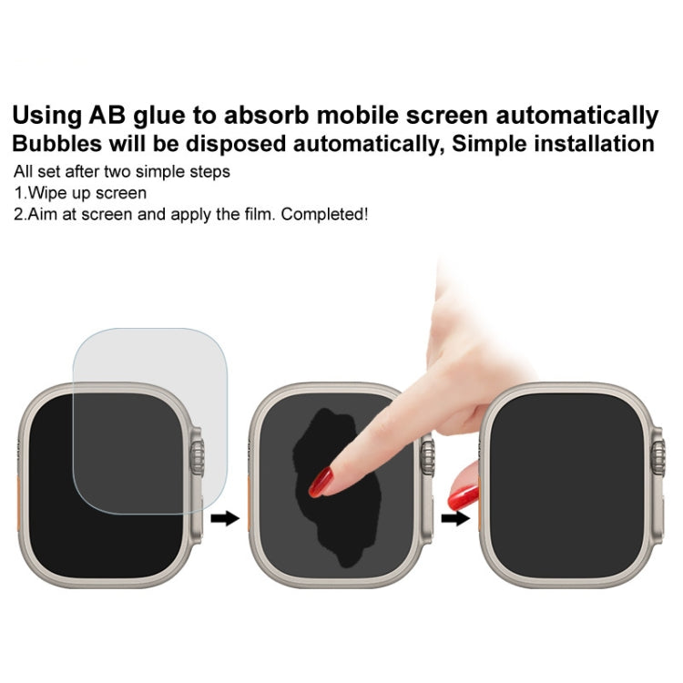For Apple Watch Ultra 49mm IMAK H Series Tempered Glass Film - Screen Protector by imak | Online Shopping UK | buy2fix
