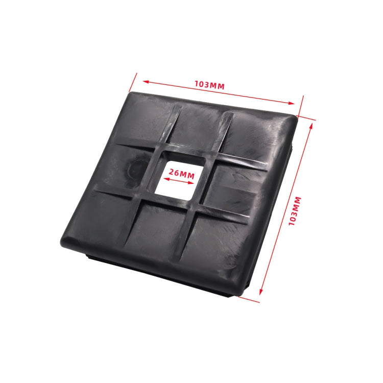 RV 4 inch Square Bumper Cover Caps - Tank Covers by buy2fix | Online Shopping UK | buy2fix