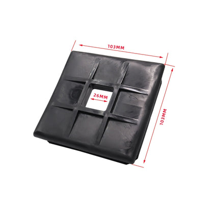 RV 4 inch Square Bumper Cover Caps - Tank Covers by buy2fix | Online Shopping UK | buy2fix
