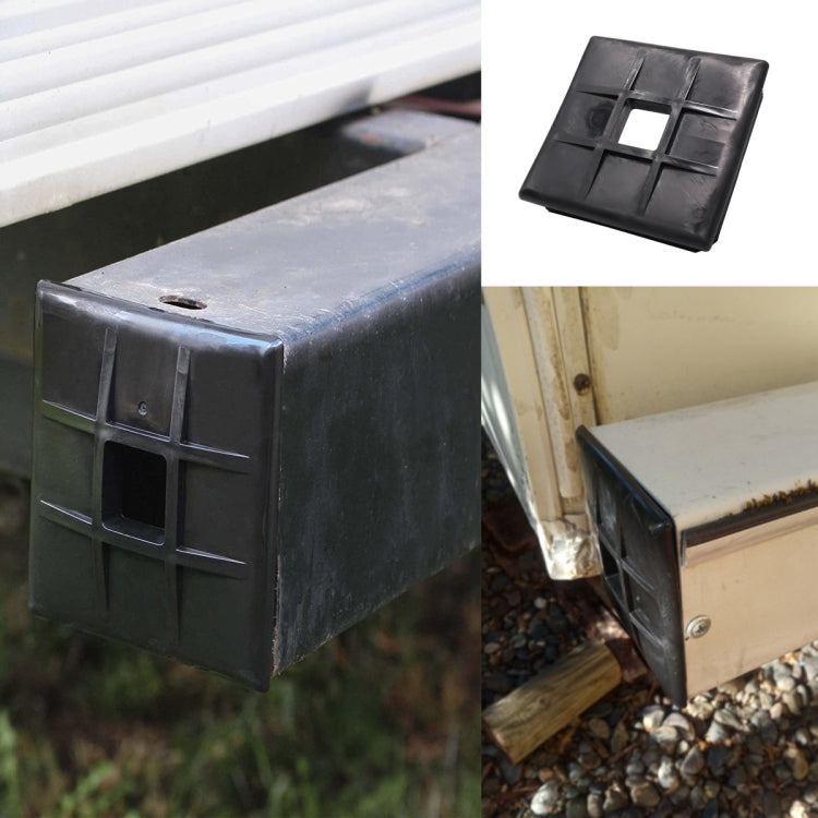 RV 4 inch Square Bumper Cover Caps - Tank Covers by buy2fix | Online Shopping UK | buy2fix