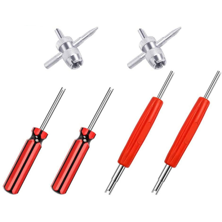 6 in 1 Tire Valve Core Removal and Installation Tool - Hand Tool Sets by buy2fix | Online Shopping UK | buy2fix