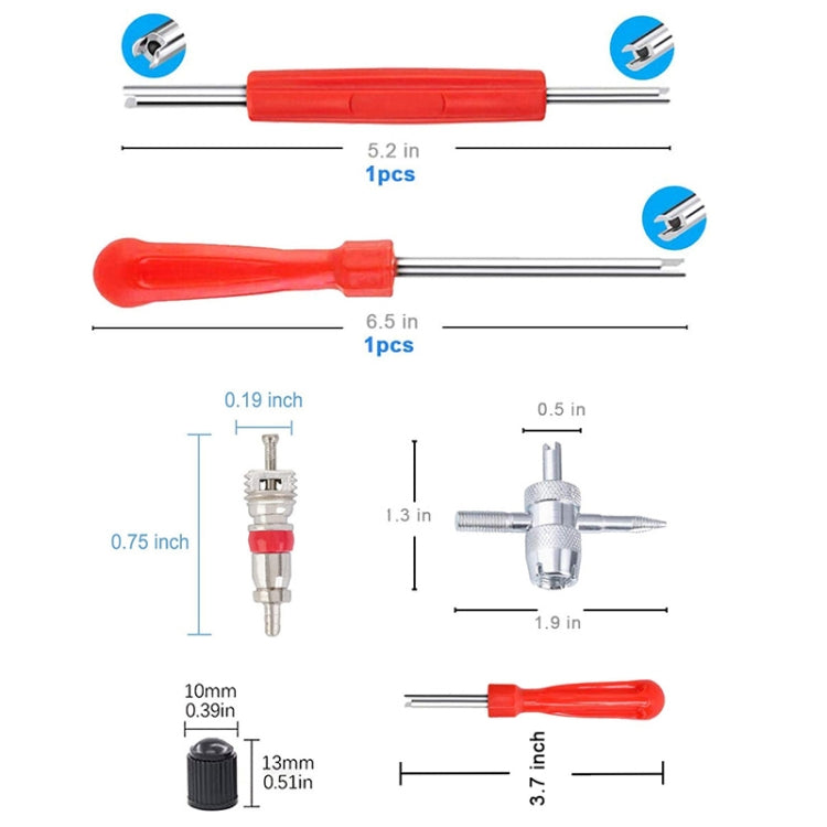 Tire Valve Core Removal and Installation Tool - Hand Tool Sets by buy2fix | Online Shopping UK | buy2fix