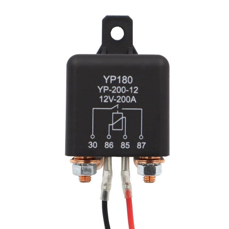 Car 4 Pin 12V 200A Starter Relay Switch - Relays by buy2fix | Online Shopping UK | buy2fix