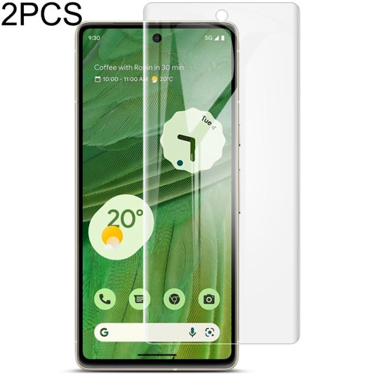 For Google Pixel 7 2pcs imak Curved Full Screen Hydrogel Film Front Protector - Google Tempered Glass by imak | Online Shopping UK | buy2fix