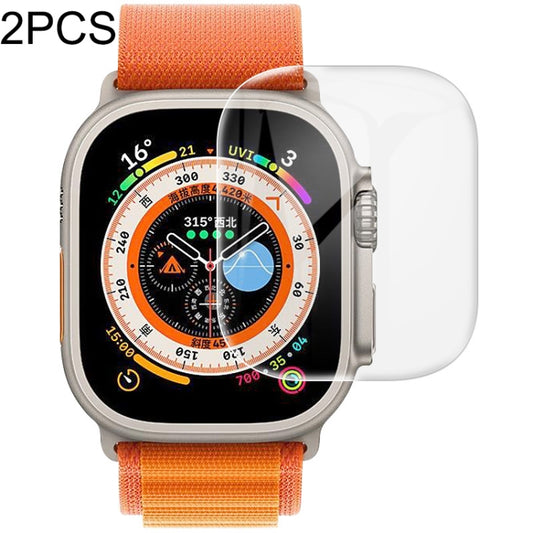 For Apple Watch Ultra 49mm 2pcs imak Curved Full Screen Hydrogel Film Front Protector - Screen Protector by imak | Online Shopping UK | buy2fix