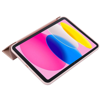 For iPad 2025 / 2022 Tri-fold Holder Tablet Leather Case(Pink) - iPad 2025 / 2022 Cases by buy2fix | Online Shopping UK | buy2fix