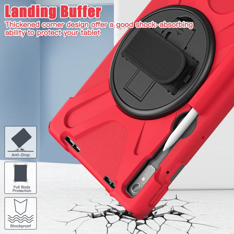 For Lenovo Tab P11 Pro Gen 2 Silicone + PC Protective Tablet Case(Red) - Lenovo by buy2fix | Online Shopping UK | buy2fix