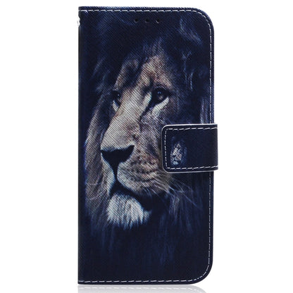 For Infinix Hot 20 Coloured Drawing Flip Leather Phone Case(Lion) - Infinix Cases by buy2fix | Online Shopping UK | buy2fix