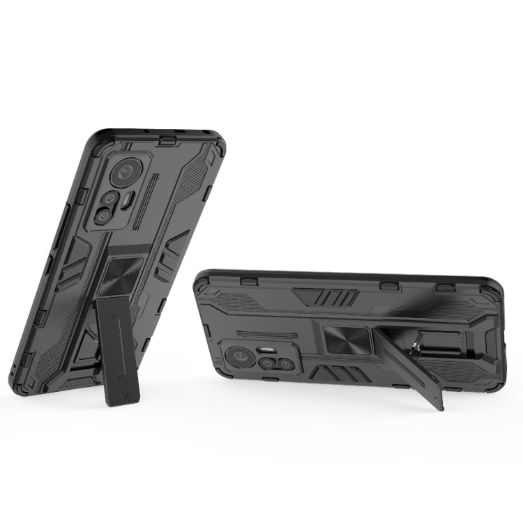 For Xiaomi 12 Lite 5G Supersonic PC + TPU Shock-proof Protective Phone Case(Black) - Xiaomi Cases by buy2fix | Online Shopping UK | buy2fix