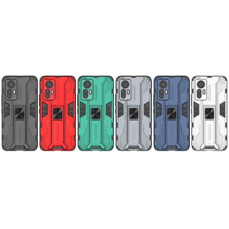 For Xiaomi 12 Lite 5G Supersonic PC + TPU Shock-proof Protective Phone Case(Black) - Xiaomi Cases by buy2fix | Online Shopping UK | buy2fix